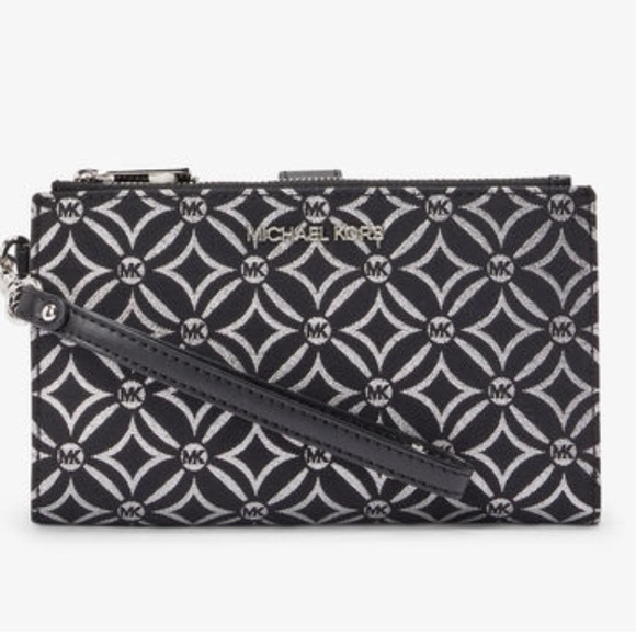 Michael Kors Silver and Black Wallet - Picture 10 of 10